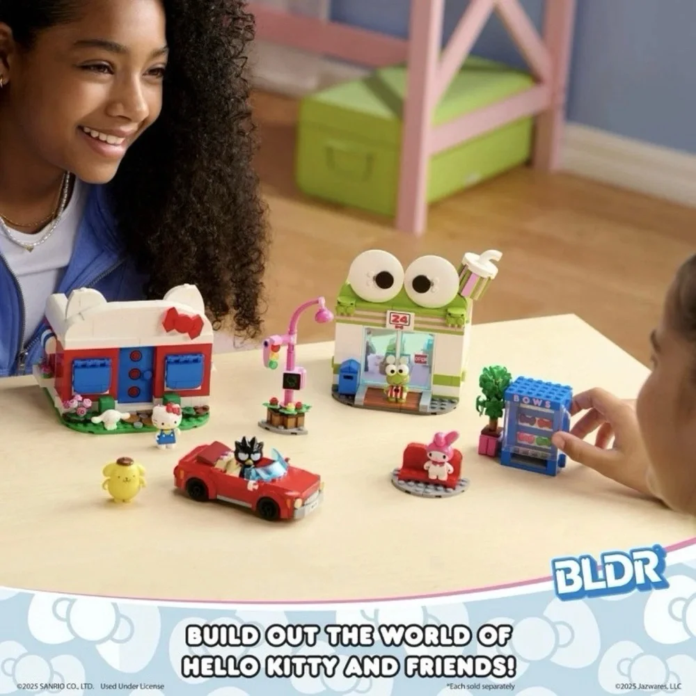 3 Sets BLDR Hello Kitty and Friends Building Sets Keroppi Badtz-Maru My Melody